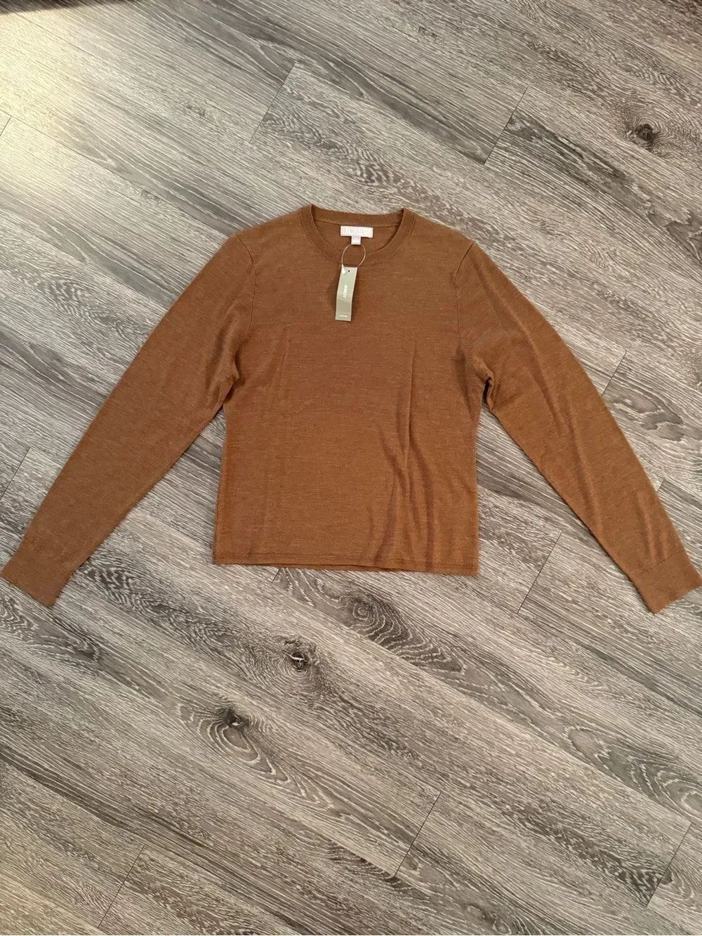 J. Crew Carolyn Brown Merino Wool Sweater New